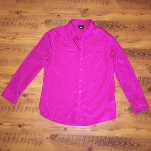 Fuchsia Button-down